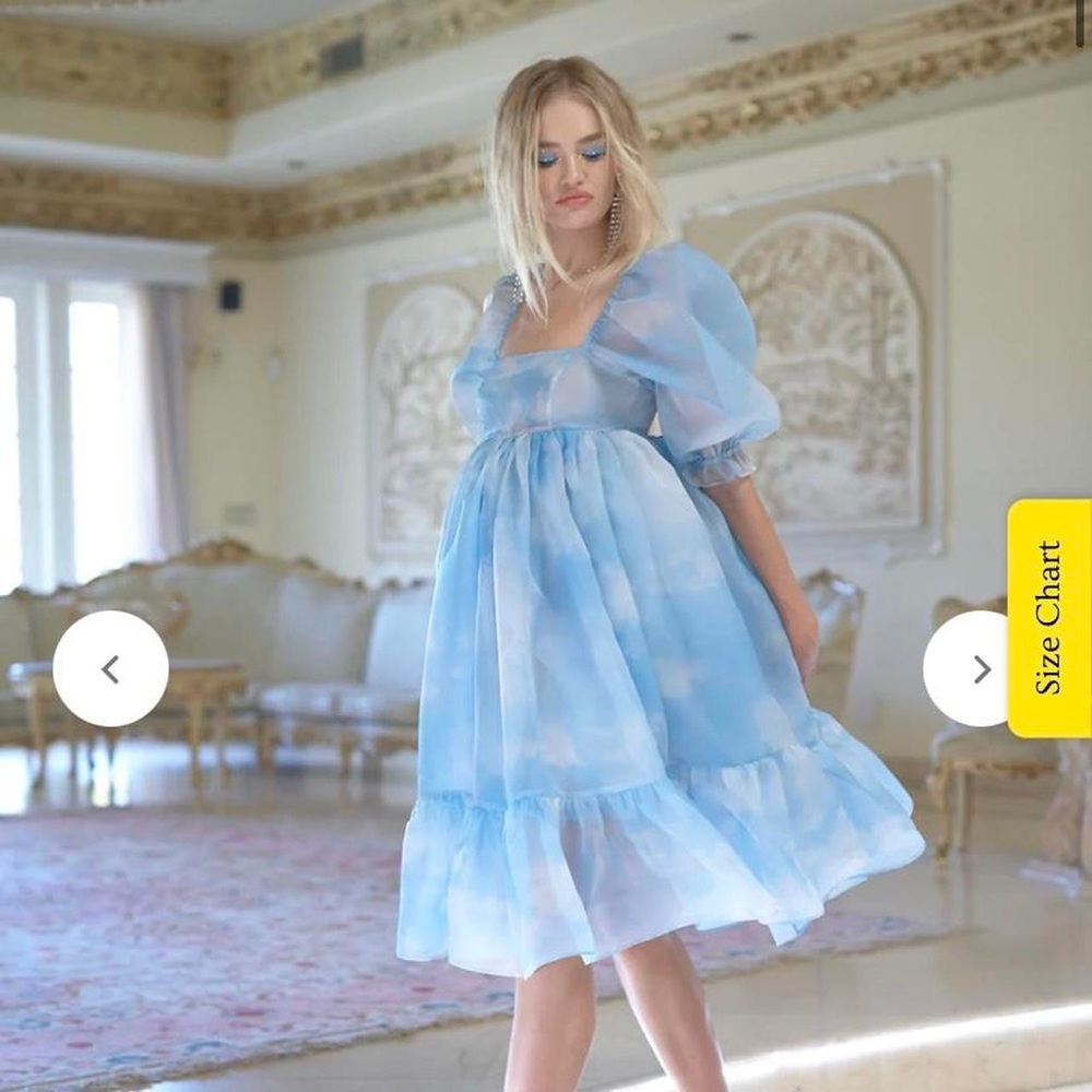 Selkie Cloud French Puff Dress